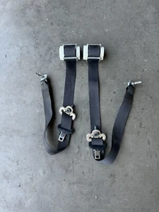 2010-2024 DODGE RAM 1500 2500 3500 BLACK REAR OUTSIDE SEAT BELTS SEATBELT - Picture 1 of 1