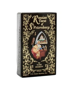 Russian Tarot of St. Petersburg by Yury Shakov 78 Cards Deck With Instructions - Foto 1 di 2