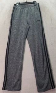 adidas Sweatpants Girls Large Gray Medium Wash Elastic Waist Drawstring Logo - Picture 1 of 6