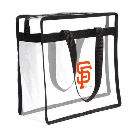 San Francisco Giants Clear Stadium Tote [NEW] MLB Bag Purse Game Day Field Cover