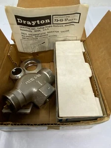 Drayton TRV2 Thermostatic Radiator Valve Body 1/2" NPT For Use w/Control Unit - Picture 1 of 4