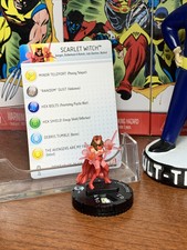 Heroclix Chaos War set Scarlet Witch 006 Fast Forces figure with card