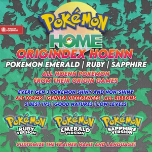 ✨Ultimate Hoenn Collection | Classic Living Dex | Pokemon HOME | Ruby/Sapphire - Picture 1 of 12