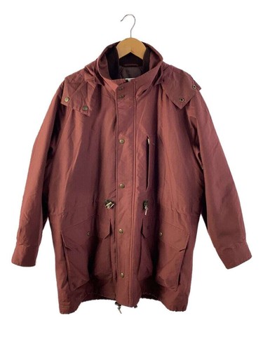 BURBERRYS S BRD Giacca Cappotto Bordeaux Poliestere dal Giappone '411