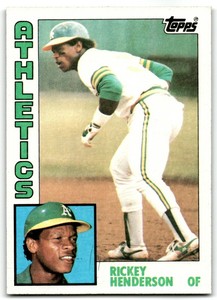 1984 TOPPS RICKEY HENDERSON OAKLAND ATHLETICS #230
