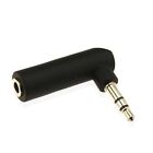 Connector 4  Pole 3  Pole 90 Degree 3.5mm Stereo Audio Adapter Male To Female