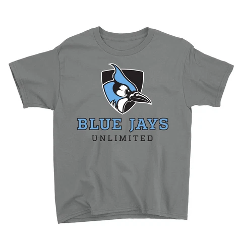 Venley Official NCAA Johns Hopkins Blue Jays Unlimited Youth T-Shirt Cover
