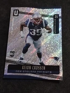 2019 Panini Unparalleled Keion Crossen #19 RC New England Patriots Football Card - Bild 1 von 2