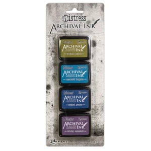 Mini almohadillas de tinta de archivo Tim Holtz - kit de socorro 2 AITK64862 - Imagen 1 de 1