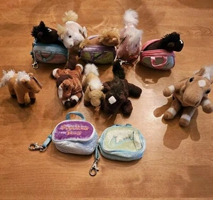 Lot Of Horse Plush Keychains & Minatures All In EUC Aurora Wishepet Ty ETC - Picture 1 of 13