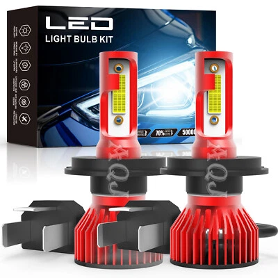 For Toyota Camry 1997 1998 1999 LED Headlight H4 9003 6000K High/Low Beam Bulbs - Image 1 of 4