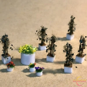 Diorama 1:64 Scale Vine Green Plants Potted Plant Model Scene Display Prop Model - Picture 1 of 28