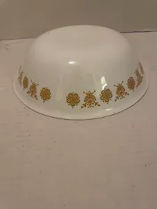 Corelle Corning Pyrex BUTTERFLY GOLD Vegetable Serving Bowl 8 1/2 inches VGUC! - Picture 1 of 4