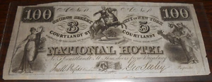 GEORGE SEELEY & CITY OF NEW YORK NATIONAL HOTEL NEW YORK 100 PRIVATE NOTE - AU - Picture 1 of 4