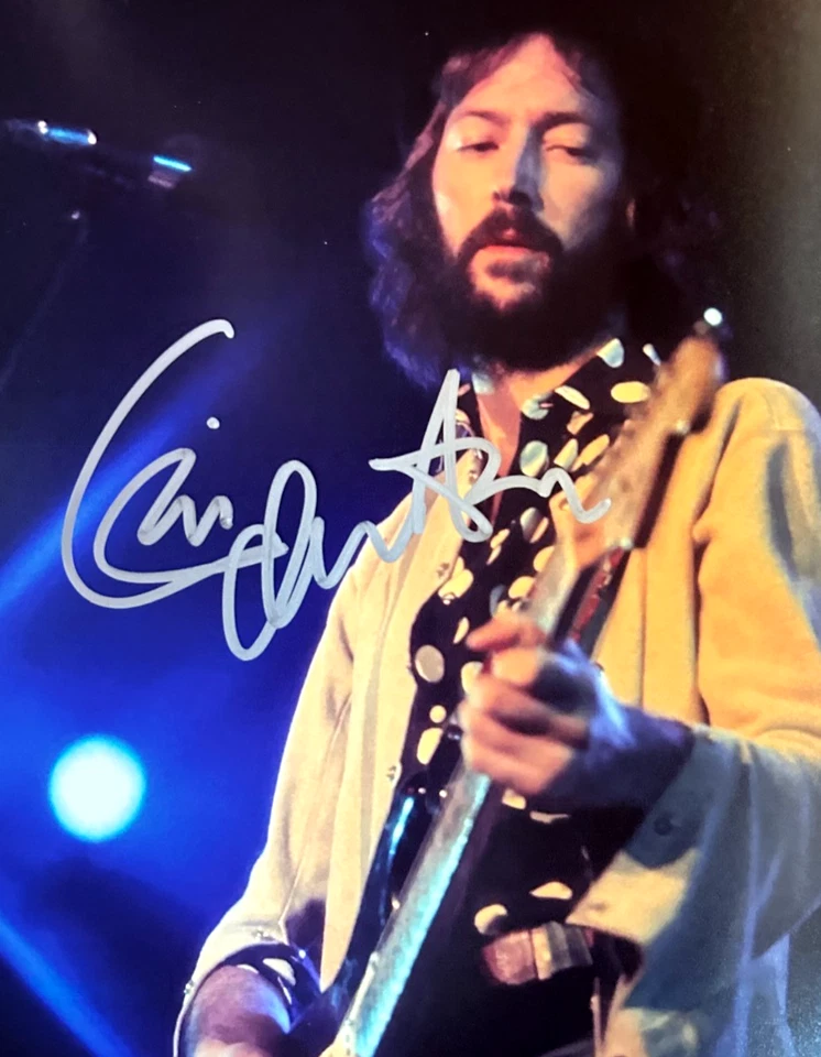 ERIC CLAPTON Signed 8x10 inch  Authentic Original Autograph w/ COA - Image 1 of 4
