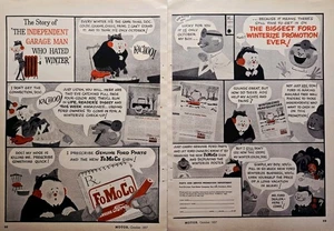 Genuine Ford Parts Biggest Winterizer Program Ever Rx FoMoCo Story Print Ad 1957 - Picture 1 of 6