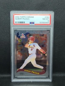 2002 Topps Chrome - Albert Pujols #160 PSA 8 - Bild 1 von 2