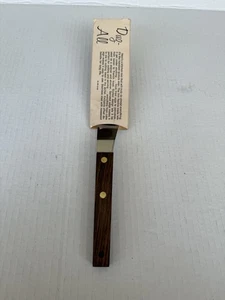 Vintage Vernco Stainless Steel Japan Spatula With Walnut Handles - Picture 1 of 7