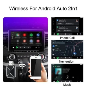 Wired to Wireless Dongle for Enhanced For CarPlay and For Android Experience - Picture 1 of 12