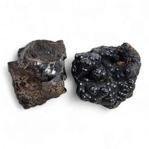 Hämatit Nieren Natursteine 276,5 Gramm. 2 Stück Lot - Bild 1 von 2