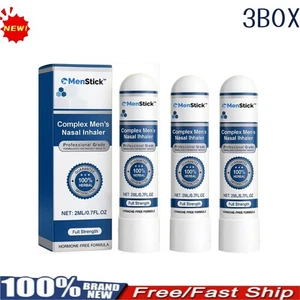 MenStick Nasal Inhaler - HERBAL ATISFACTI- For Control & Endurance Support 3 Box - Picture 1 of 10