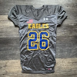 New Under Armour Eagles Football Youth Boys Jersey Pick Your Size & Number Grey - Picture 1 of 4