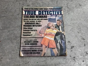 True Detective Magazin, August 1968, Vintage True Crime Stories, Zellstoff - Bild 1 von 2