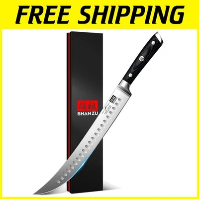 Cuchillo para rebanar pechuga de 12" - Hoja alemana de acero inoxidable Foto 1 de 4