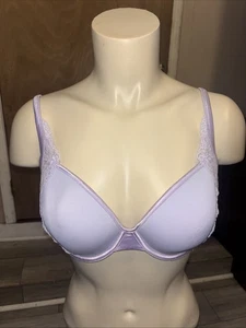 Victoria’s Secret Angels Forrado Demi 36 D Lila Encaje Cierre Trasero Ajustable - Imagen 1 de 15