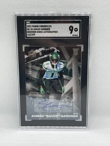 2022 Panini Chronicles Football Sauce Gardner Gridiron Kings Auto RC 122/199 🔥 - Picture 1 of 9