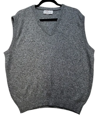 Chaleco Suéter Tejido Académico Preppy De Colección Jantzen Para Hombres XL Gris Foto 1 de 4