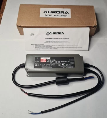 MEAN WELL. PWM-90-24. INPUT 100-240 VOLT AC OUTPUT +24 VOLT DC 3.7 AMP - Image 1 of 4