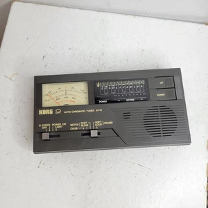 Vintage KORG Auto Chromatic Tuner Model AT-12 with Carrying Case - Bild 1 von 5