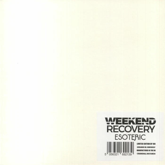 WEEKEND RECOVERY - Esoteric - Vinyl (orange vinyl LP limited 100 copies) - Image 1 of 1