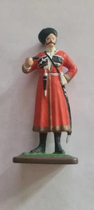 Soldatino ufficiale militare cosacco russo piombo dipinto a mano 2,625" firmato AHAPENUO - Foto 1 di 16