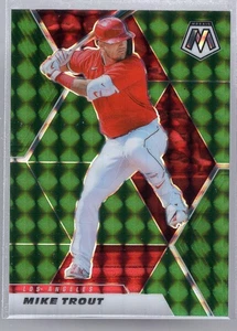 * 2021 Panini Mosaic - Mosaic Green #103 - MIKE TROUT - Picture 1 of 2