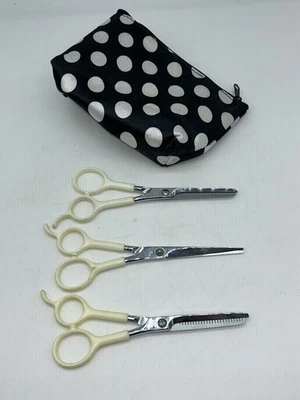 Lote de 3 tijeras y bolsa de corte de pelo para estilista profesional Fromm & Diane 3B Foto 1 de 4