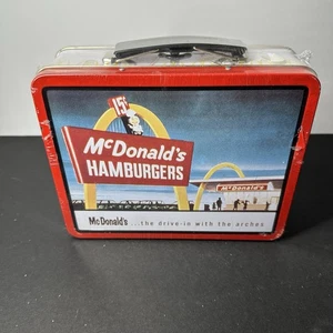 Versiegelt Neu Vintage McDonalds Hamburger Sammlerdose Brotdose Metall 1999 - Bild 1 von 7