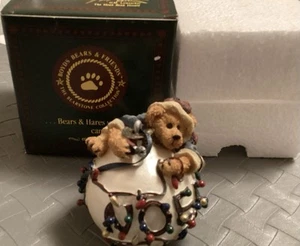 Ornamento Boyds Bears 1998 Edizione Limitata "Noel Bruinski Da Elettricista" - Foto 1 di 3