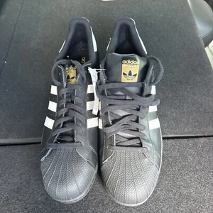 Size 18 - adidas Superstar Core Black new  - Picture 1 of 6