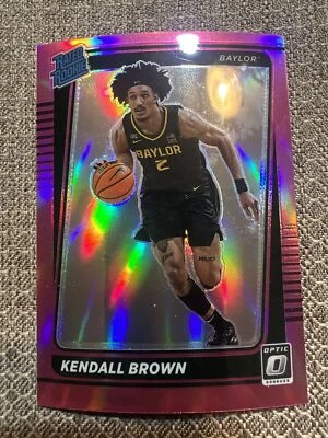 2022-23 Chronicles Draft Donruss Optic Rated Rookies Pink #16 Kendall Brown - Image 1 of 2