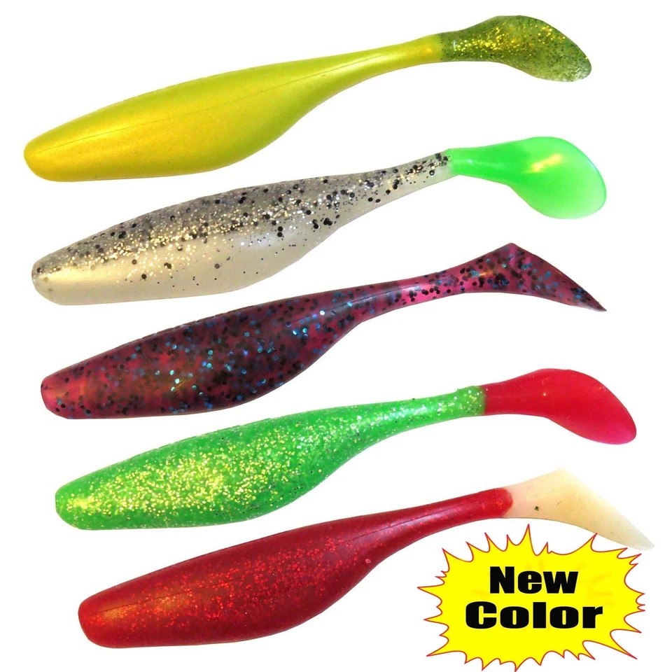 3x Jenzi River Shad 12cm viele Farben Gummifisch Stint UV Bass Barsch Zander  - Bild 1 von 1
