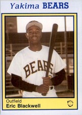 1990 Yakima Bears Team Issue #30 Eric Blackwell