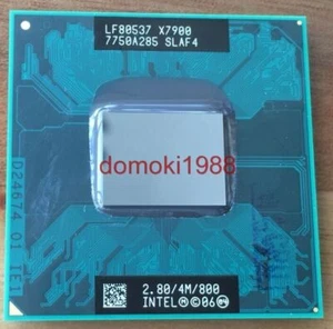 Intel Core2 Extreme X7900 2.8G 800Mhz SLA33 SLAF4 LF80537GG0724ML Socket P CPU - Picture 1 of 8