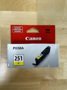 Canon CLI-251 Tintentank gelb für PIXMA iP7220, MG5420, MG6320 Drucker NEU - Bild 1 von 2