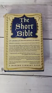 THE SHORT BIBLE - GOODSPEED & SMITH - 1933 EDITION - MODERN LIBRARY - Foto 1 di 9