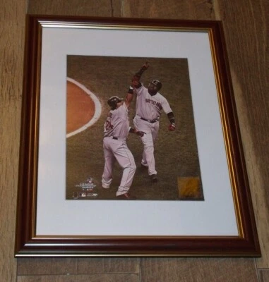 David Ortiz  and Manny Ramirez Boston Red Sox 2004 ALCS 8x10 Photo - Image 1 of 3