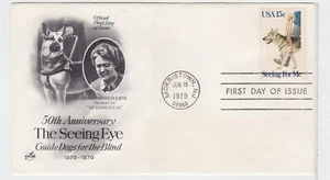 TurtlesTradingPost- Seeing Eye Dogs -1979 FDC #1787- Artcraft Cachet - Picture 1 of 1