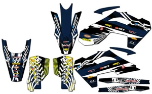 2023-2025 FX MAYHEM Blue Senge Graphics Kit Compatible with Husqvarna - Picture 1 of 10