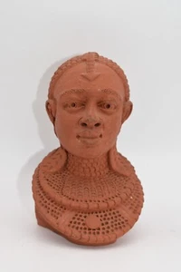 Vintage Clay Sculpture of Kenyan Male Initialled by C.K. - Picture 1 of 10